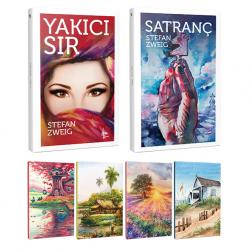 Stefan Zweig 2 Kitap Bir Arada ve 4 Defter -8