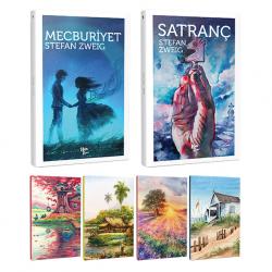 Stefan Zweig 2 Kitap Bir Arada ve 4 Defter -9