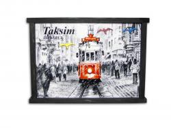 Taksim Temalı Tablo Anahtarlık Kutusu HK0972
