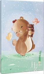 Teddy Dance Çizgili Okul Defteri