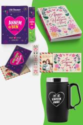 Anneler Gününe Özel Canım Annem Termos ve Annem Ben Aramızda Günlüğü ve Anne Bana Masal Anlat Seti