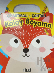 Tilki - Çıkartmalı-Çantalı Kolay Boyama
