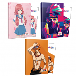 Üçlü Flying Kisses-Naruto-Ace Defter ve Ayraç