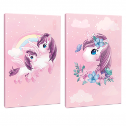 Unicorn Serisi 2li 64 Sayfa Çizgili Okul Defteri Seti -3