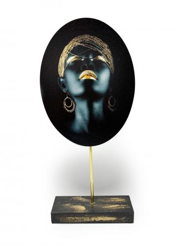 Mia Dekoratif Resimli Ahşap Biblo HK-14