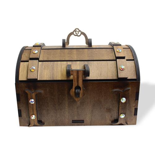 Dekoratif Ahşap Sandık, Büyük