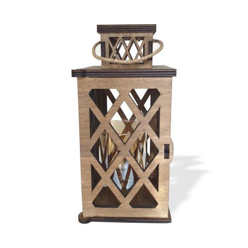 Athena Ahşap Fener, Orta Boy - Halkkitabevi