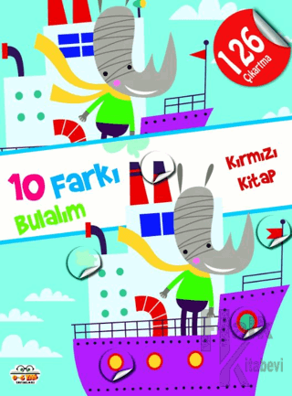 10 Farkı Bulalım - Kırmızı Kitap