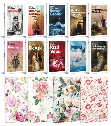 10 Klasik ve 4'lü 64 Sayfa Planlama Defteri Set 2 - Halkkitabevi