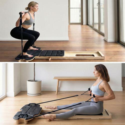 Yeni Nesil Katlanabilir Profesyonel Pilates Reformer Aleti – Az Yer Ka