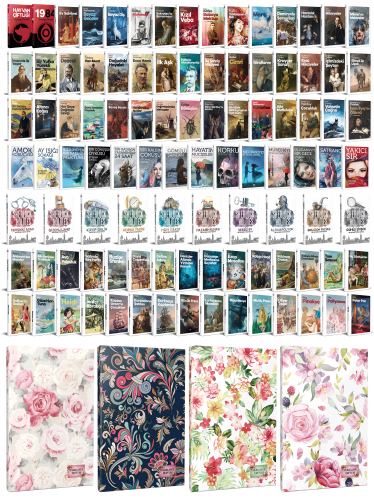 109 Dünya Klasiği ve Çiçekli Planlama Defteri Seti -2