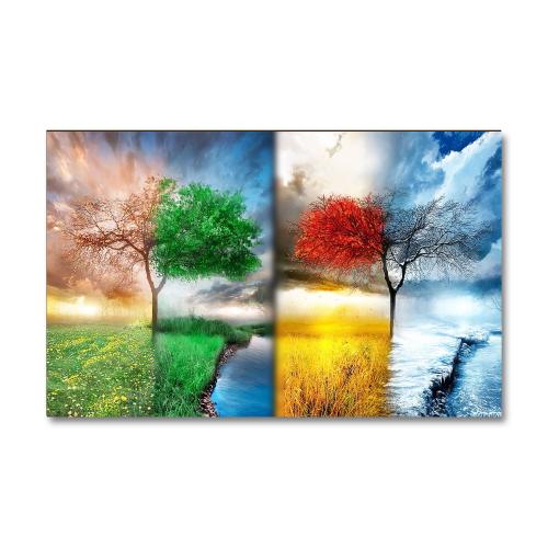 Vera 4 Mevsim Baskılı Ahşap Tablo - Halkkitabevi