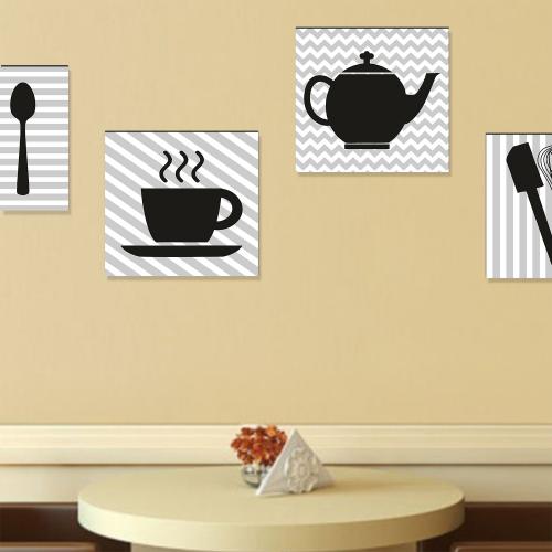 4'lü Ahşap Mutfak Tablosu - Halkkitabevi