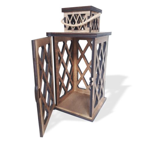 Athena Ahşap Fener, Orta Boy - Halkkitabevi