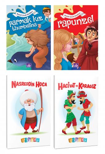 2 Renkli Dünya Masalı ve 2 Masal Karakteri Temalı 64 Sayfa 13,5x19,5 O