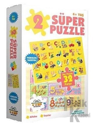 2 Süper Puzzle Alfabe - Halkkitabevi