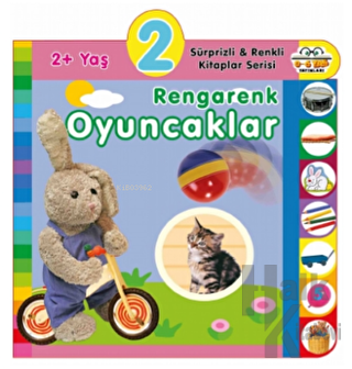 2+ Yaş Rengarenk Oyuncaklar (Ciltli)