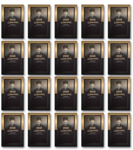 2025 Atatürk Ajandası 20'li Takım - Kalpaklı