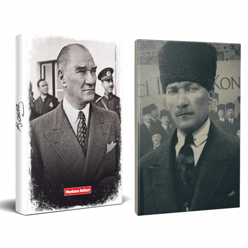 2li Atatürk 64 Sayfa 13,5x19,5cm Defter ve 176 Sayfa Planlama Defteri 