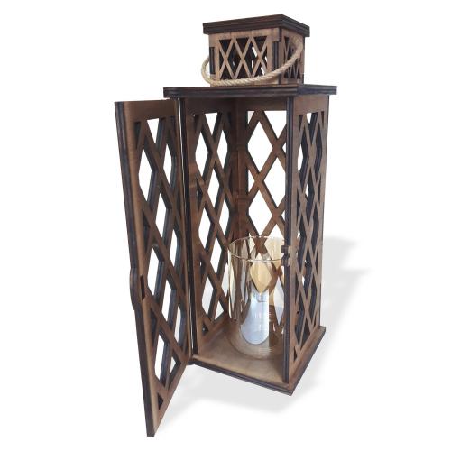 Athena 3'lü Ahşap Fener Seti - Halkkitabevi