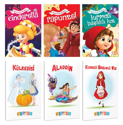 3 Renkli Dünya Masalı ve 3 Masal Karakteri Temalı 64 Sayfa 13,5x19,5 O