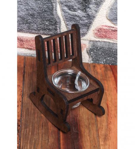 Lora Sallanan Sandalye T-Lıght Cam Mumluk - Halkkitabevi