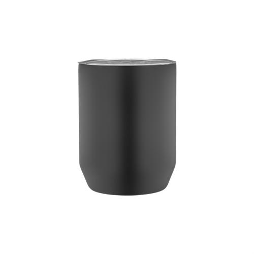 Paslanmaz Çelik Kupa Bardak - Siyah - 350 ml - Halkkitabevi