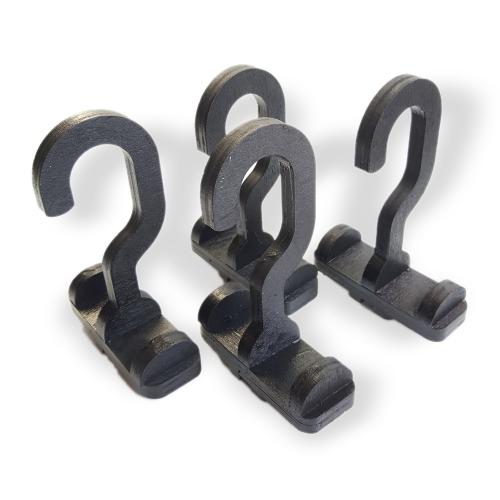 4'lü Ahşap Çanta Askısı Siyah - Halkkitabevi