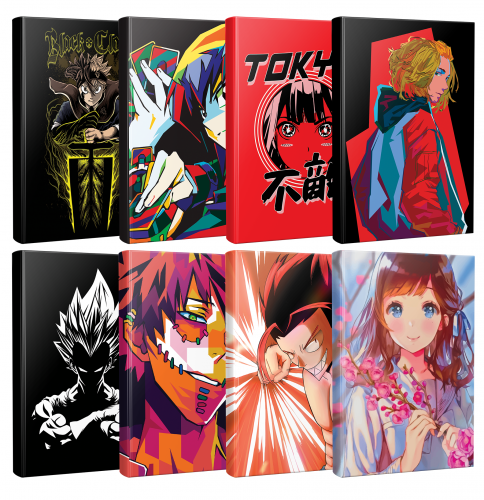8 Defter Black Clover-Gambit-Fearless-Tokyo Revengers-Goku-Surabaya-Pu