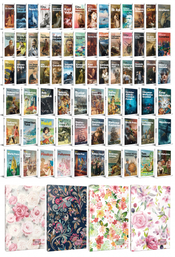 82 Dünya Klasiği ve Çiçekli Planlama Defteri Seti -2