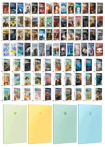 86 Dünya Klasiği ve Pastel Çizgisiz Defter Seti -2 - Halkkitabevi