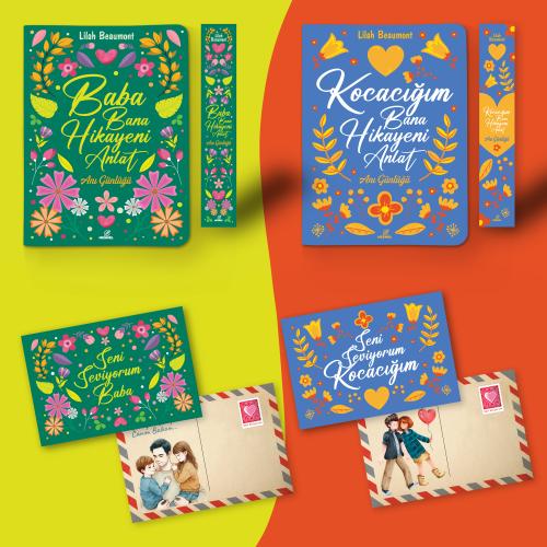 Baba Bize Hikayeni Anlat Seti - Ayraç ve Kartpostal İlaveli