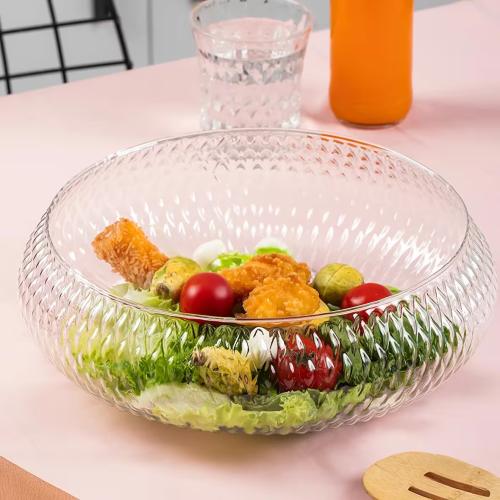 Rustik Salata Kasesi - Büyük Boy 26 cm ve Ayaklı Pasta Kek Standı 33 c