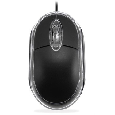 Everest KM-6809 Usb Siyah Mavi Işıklı Optik Mouse - Halkkitabevi