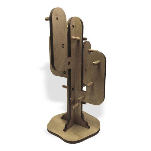 Ahşap Kaktüs Takı Standı - Halkkitabevi