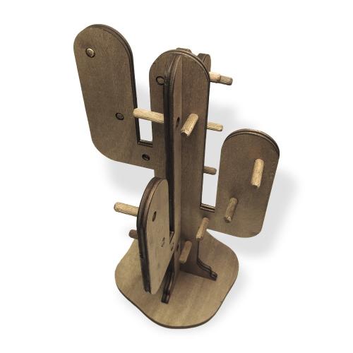 Ahşap Kaktüs Takı Standı - Halkkitabevi