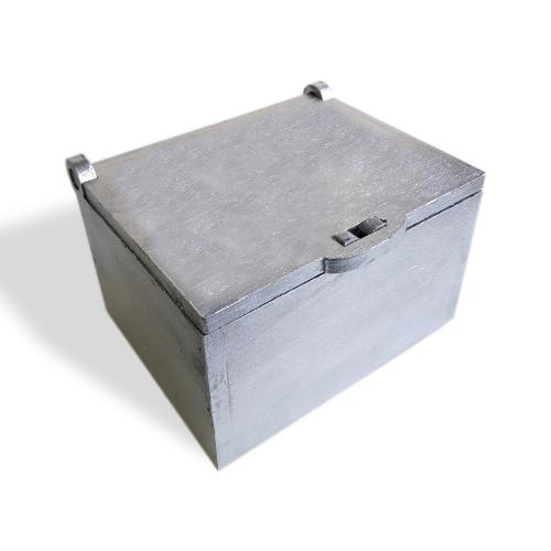 Ahşap, Kapaklı Kutu, Gümüş - Halkkitabevi