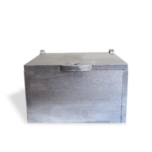 Ahşap, Kapaklı Kutu, Gümüş - Halkkitabevi