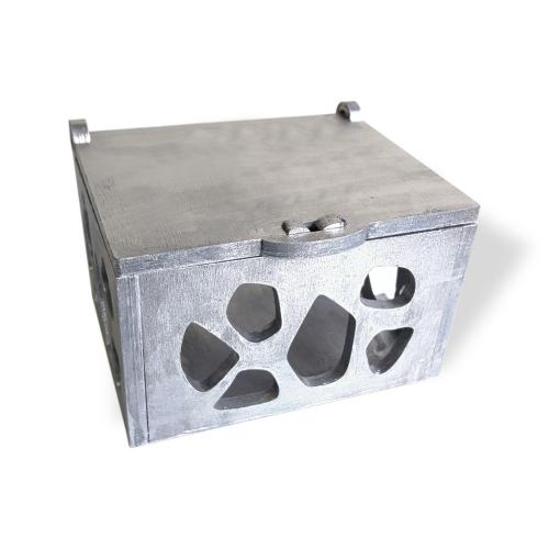 Ahşap, Kapaklı Kutu, Leopar Desenli, Gümüş - Halkkitabevi