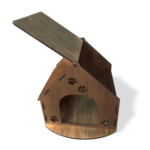 Ahşap Kedi Evi - Halkkitabevi