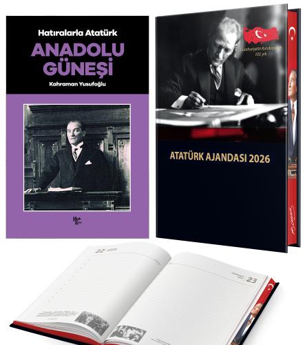 Anadolu Güneşi - Kahraman Yusufoğlu ve 2026 Atatürk Ciltli Ajanda - Ha