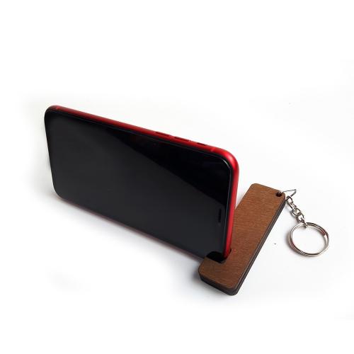 Anahtarlık Ahşap Telefon Standı Model 2