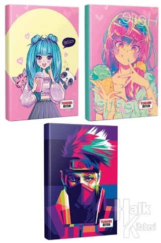 Anime Planlama Defteri Seti 3'lü