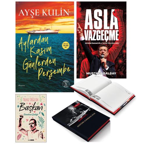 Aylardan Kasım Günlerden Perşembe  - Asla Vazgeçme ve Yalnız Değilsin Başkan - Ciltli 2026 Ajanda