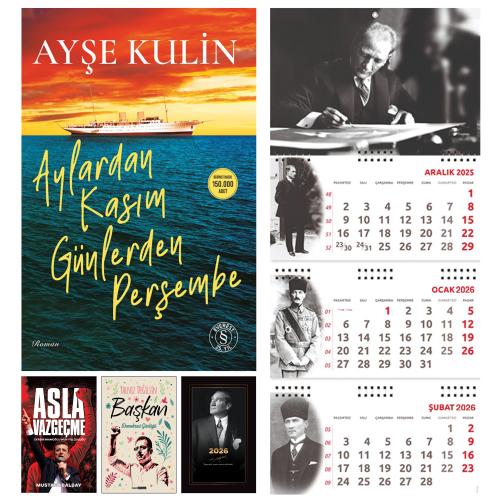 Aylardan Kasım Günlerden Perşembe  - Asla Vazgeçme ve Yalnız Değilsin Başkan - İstikbal Ajanda - İmza Duvar Takvimi