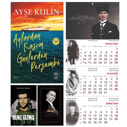 Aylardan Kasım Günlerden Perşembe ve Bitmeyen Deniz Gezmiş - Gazi Paşa Ajanda - Gazi Duvar Takvimi