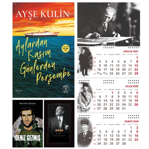 Aylardan Kasım Günlerden Perşembe ve Bitmeyen Deniz Gezmiş - İstikbal Ajanda - İmza Duvar Takvimi