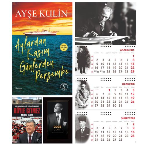 Aylardan Kasım Günlerden Perşembe ve Böyle Gitmez - İstikbal Ajanda - İmza Duvar Takvimi