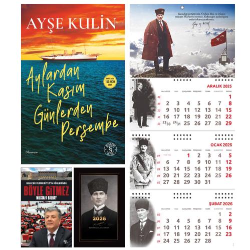 Aylardan Kasım Günlerden Perşembe ve Böyle Gitmez - Kalpaklı Ajanda - Sakarya Duvar Takvimi