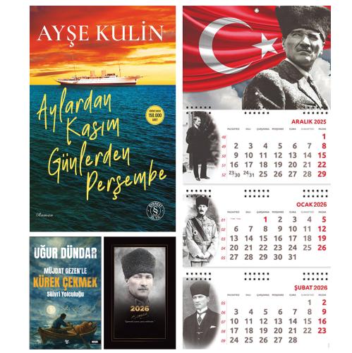 Aylardan Kasım Günlerden Perşembe ve Müjdat Gezenle Kürek Çekmek - Komutan Ajanda - Ayyıldız Duvar Takvimi